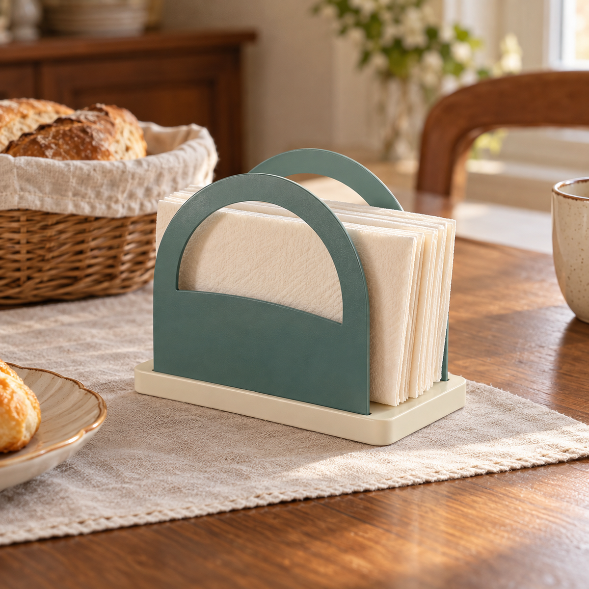 Retro-Serviettenhalter aus Metall